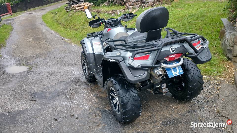 Quad CAN AM OUTLANDER BOMBARDIER 800 dwuosobowy bezwypadkowy śląskie Jeleśnia