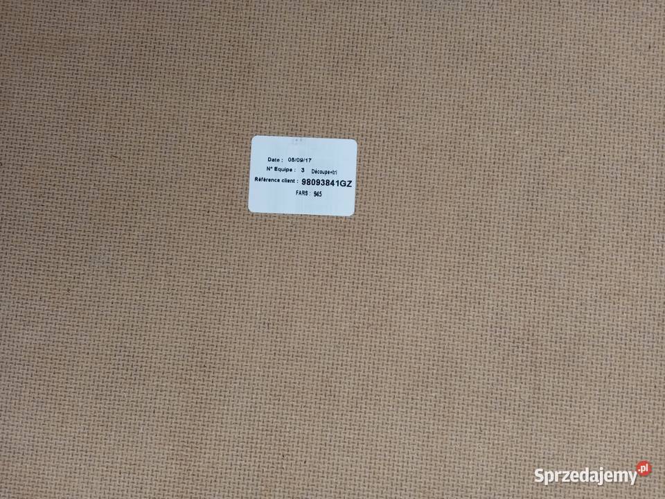 Tapicerka obice przestrzeni ładunkowej Citroen