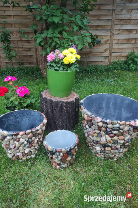 Unikatowa dekoracyjna donica handmade 1 sprzedam