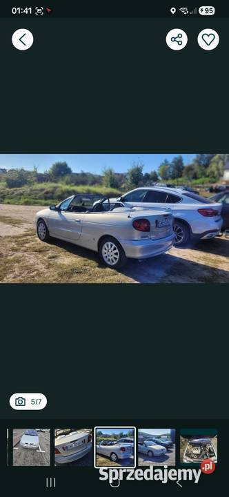 Renault megane Ph1 cabrio 2001 14 Rumia sprzedam