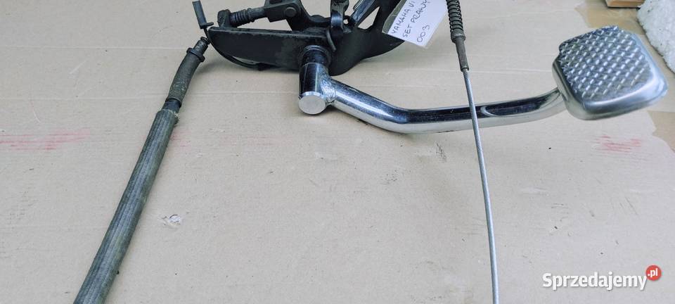 Yamaha Virago 125 set prawy kierowcy podnóżek Warszawa