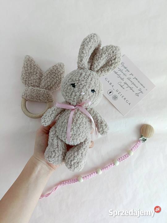 Zestaw handmade maskotka zawieszka do smoczka Maskotki Rzeszów sprzedam