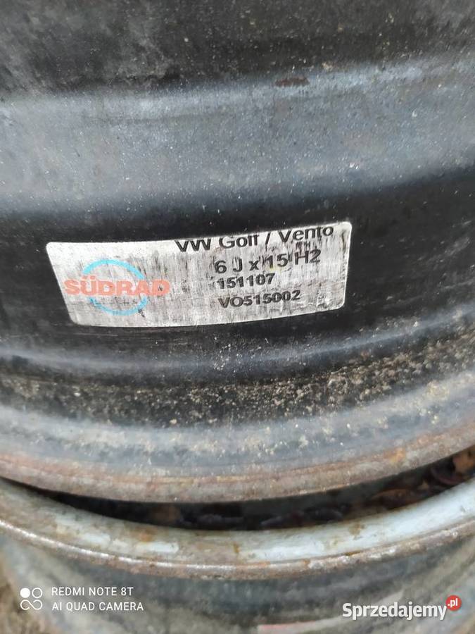 felgi stalowe 5 x 100 15 stalowe Kętrzyn sprzedam