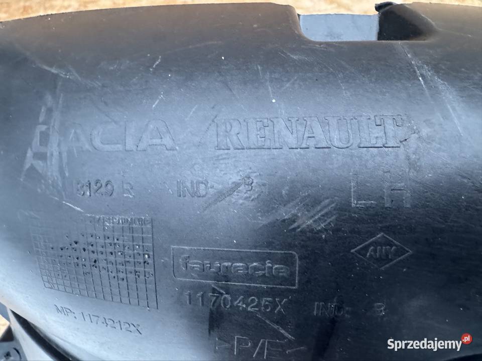 Nadkole przód lewe lh dacia sandero II 2 logan wielkopolskie Sieraków