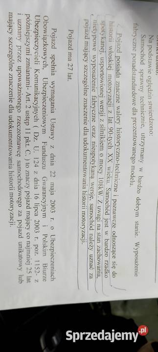 Fiat Braci unikat kolekcjonerski Jarosław sprzedam