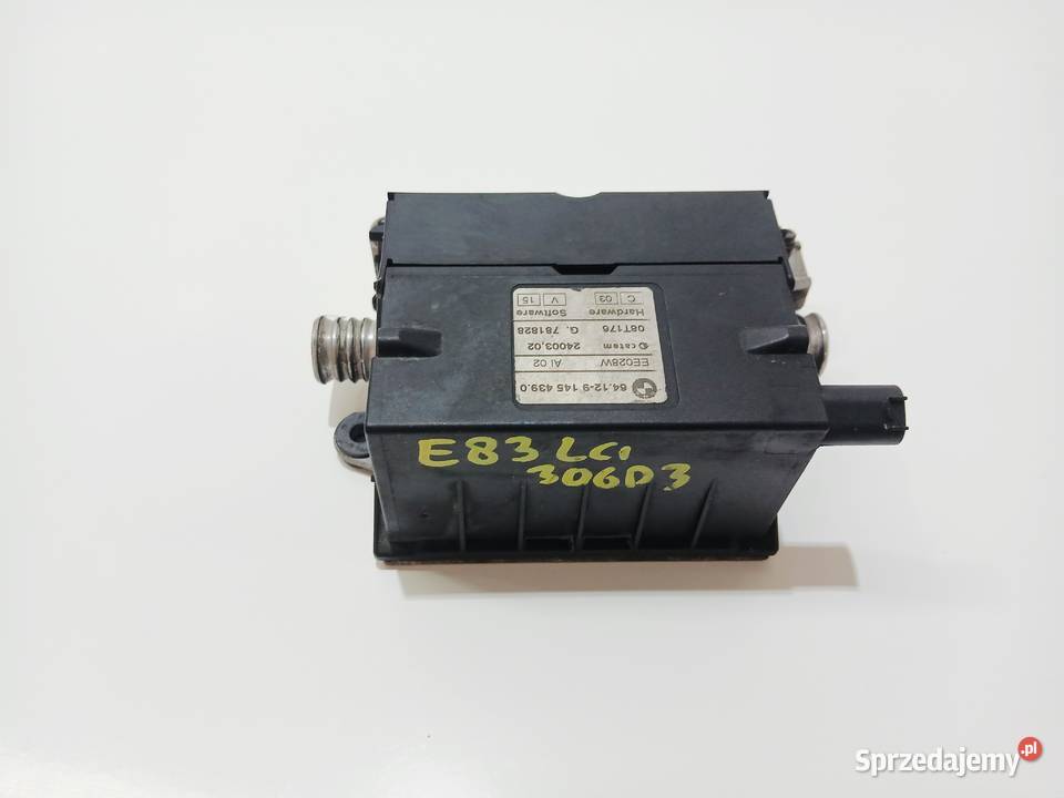 PODGRZEWACZ WODY BMW X3 E83 306D3 LCI OE 9145439 Strzyżewice
