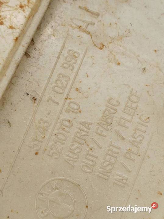 OSŁONA SŁUPKA B C LEWA PRAWA MPAKIET CZARNE Bmw