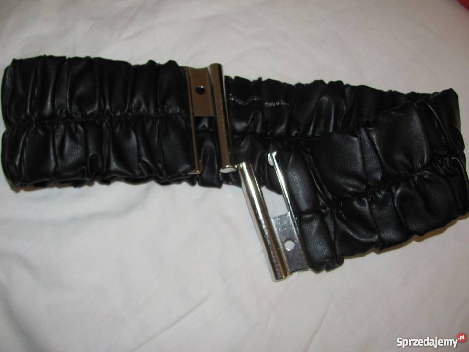 pasek made in Italy czarny 6997 do sukienki na Zamość