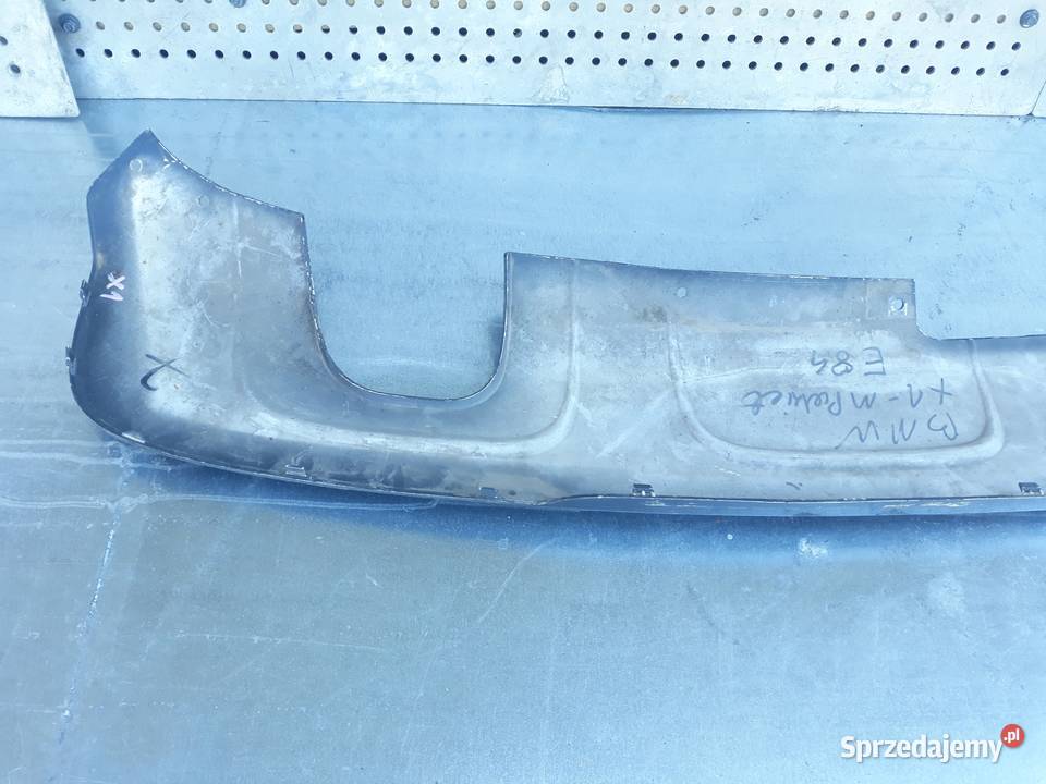 BMW X1 E84 MPAKIET DYFUZOR SPOILER ZDERZAKA TYŁ Międzychód sprzedam