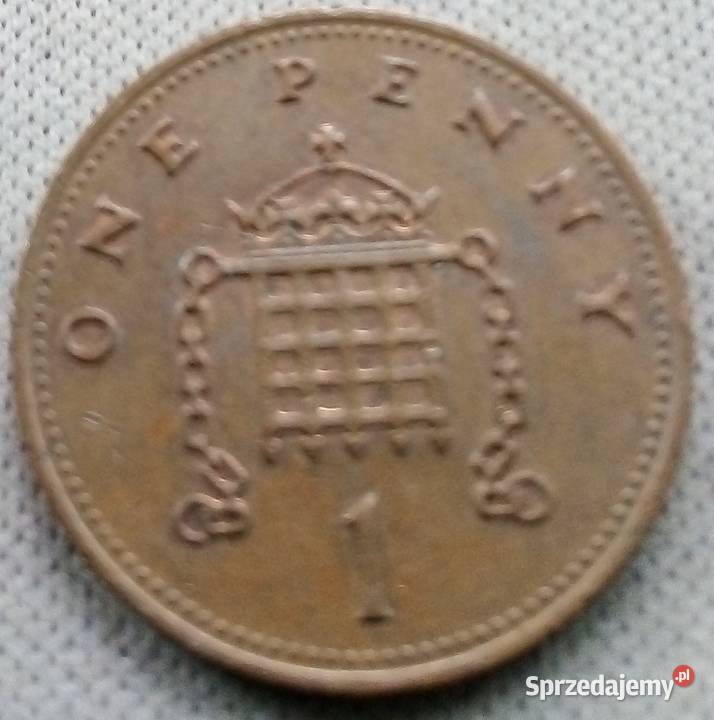 IELKA BRYTANIAONE PENNY1989 r 2 Antyki, Sztuka, Kolekcje mazowieckie Legionowo