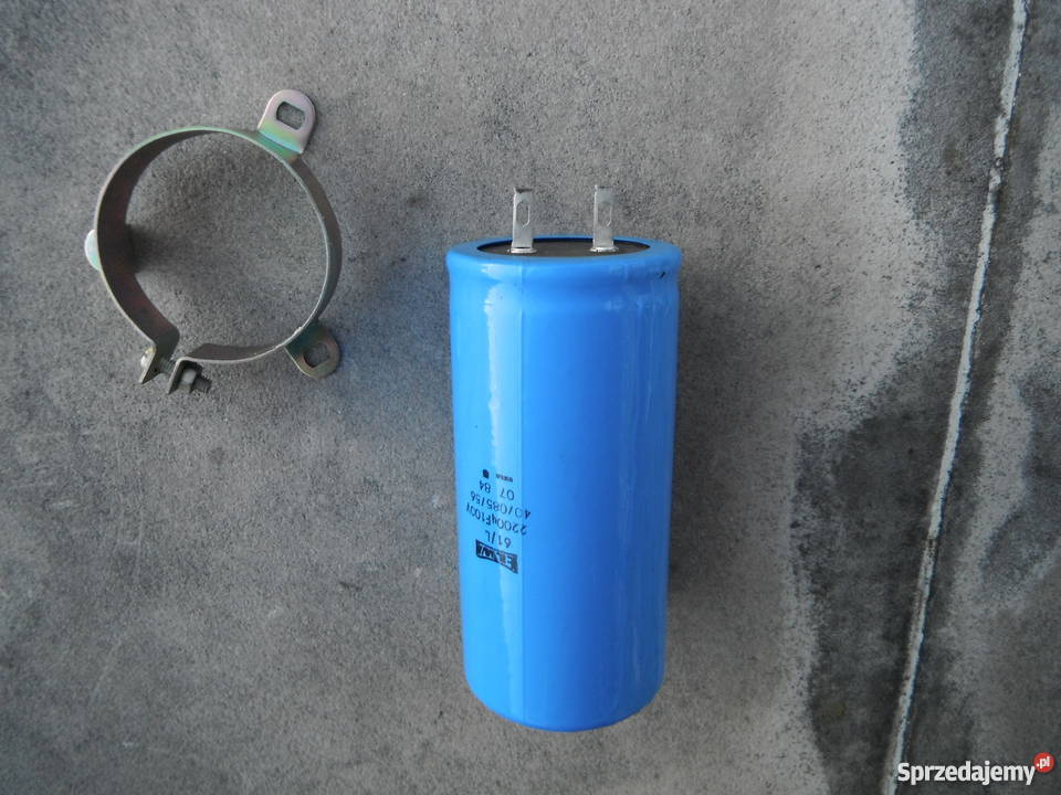 Kondensator 2200uF 100V Elwa 61L obejma Nowe mazowieckie Chlewiska