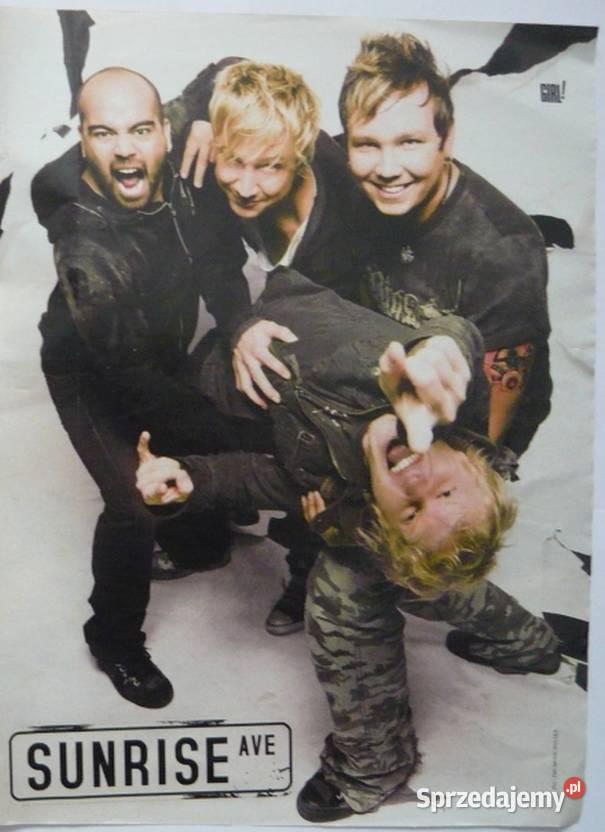 PLAKATY SUNRISE AVE WYPRZEDAŻ ŚWIAT PLAKATÓW kujawsko-pomorskie Bydgoszcz