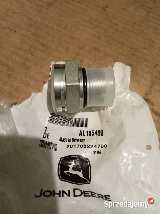 Złączka przewodu John Deere AL155400 Wschowa sprzedam