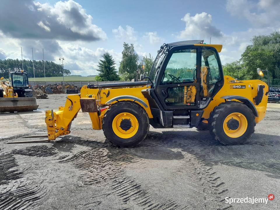 jcb 540140 2020r klima przechył ładowarka wielkopolskie Krotoszyn
