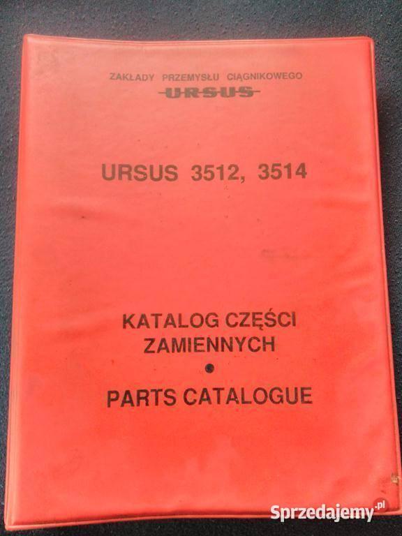 Katalog części do Ursus 35123514 1995 oryginał Lublin