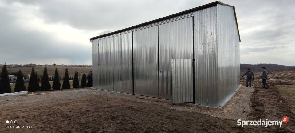57B Garaż Blaszany OCYNKOWANY Garaże Blaszane 60m2 Sprzedaż lubelskie Biała Podlaska
