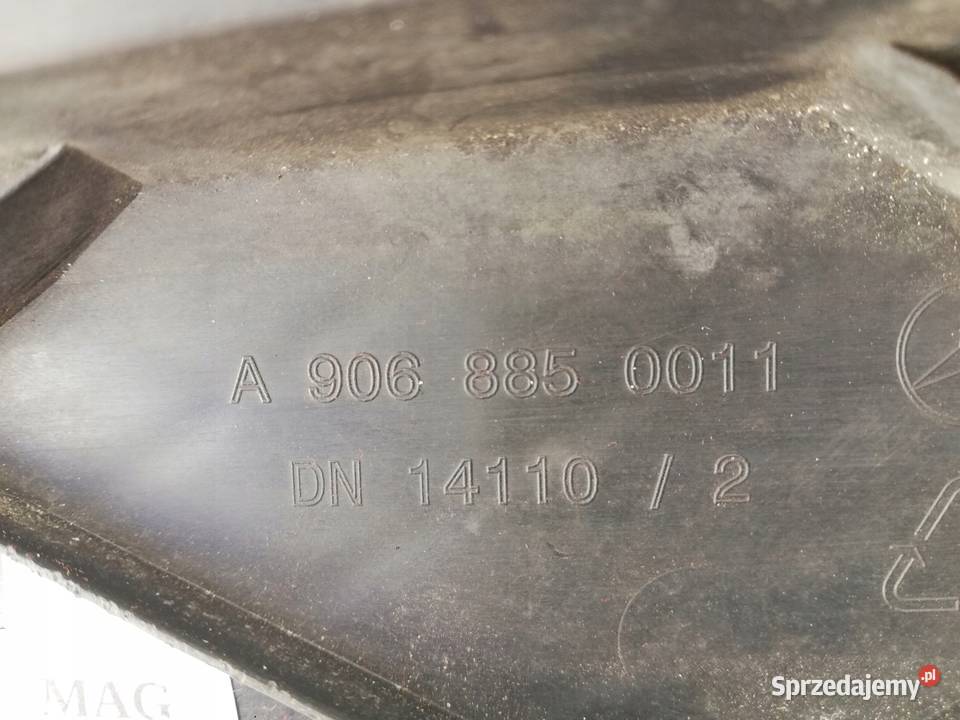 STOPIEŃ ZDERZAKA PRZÓD MERCEDES VITO W906 osobowe wielkopolskie