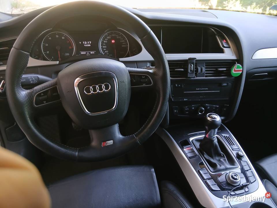 Audi A4 B8 2011 Sline Daytona Grau 20TFSI 180hp odtwarzacz DVD Świętoszów sprzedam