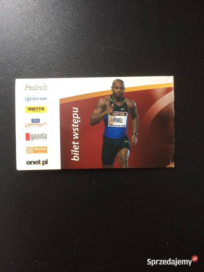 295 Bilet Na Międzynarodowy Mityng Szczecin sprzedam