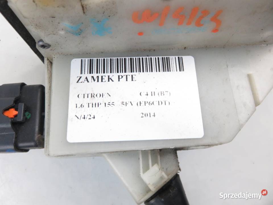 ZAMEK PRAWY TYLNY CITROEN C4 II