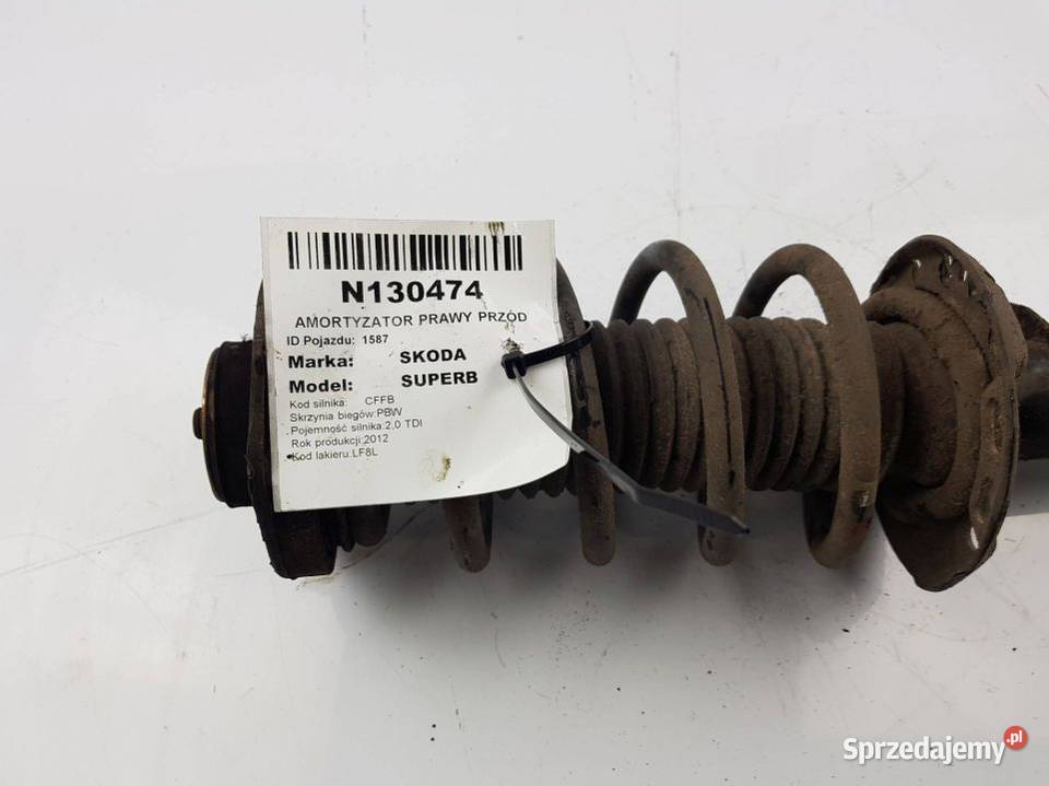 AMORTYZATOR PRAWY PRZÓD 3C0413031A SUPERB II Lipno