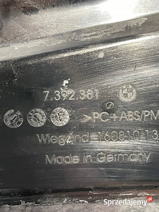 BMW G32 LISTWA SŁUPKA SHADOW LINE LEWA 7392381 dolnośląskie
