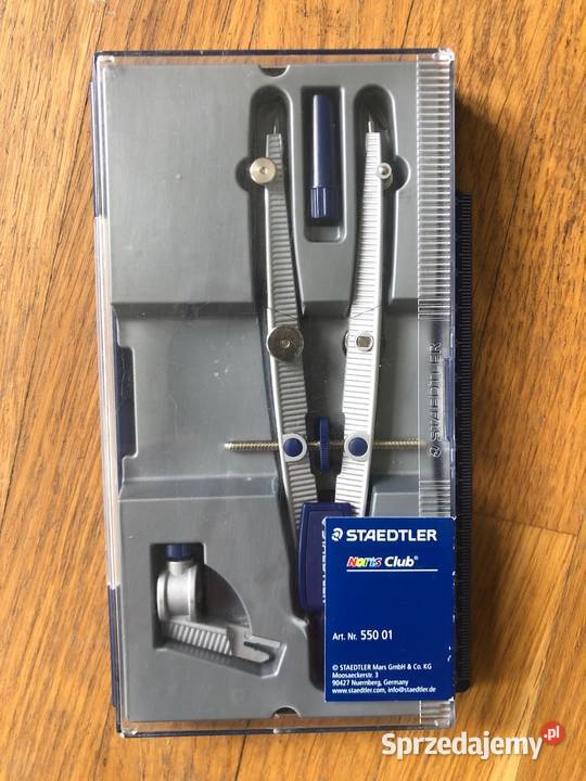 Cyrkiel Staedtler Art 550 01 Kompletny i Szramowo