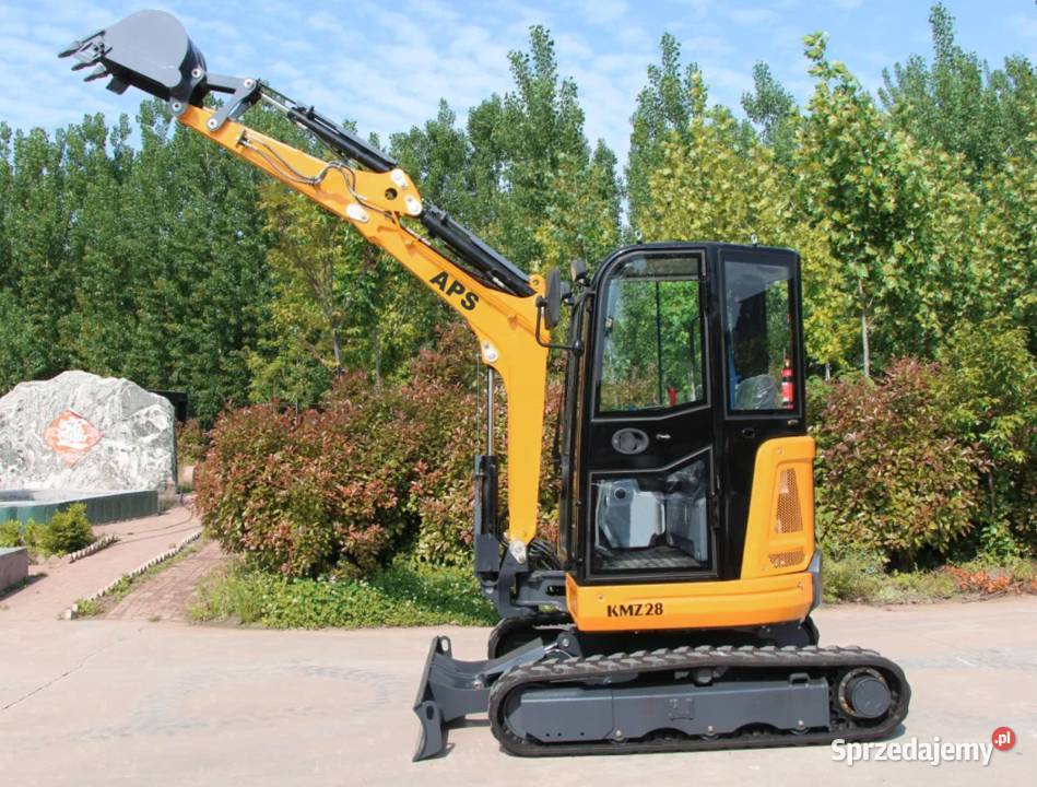 Koparka 28t APS KMZ 28 silnik YANMAR minikoparka Koparki Legnica