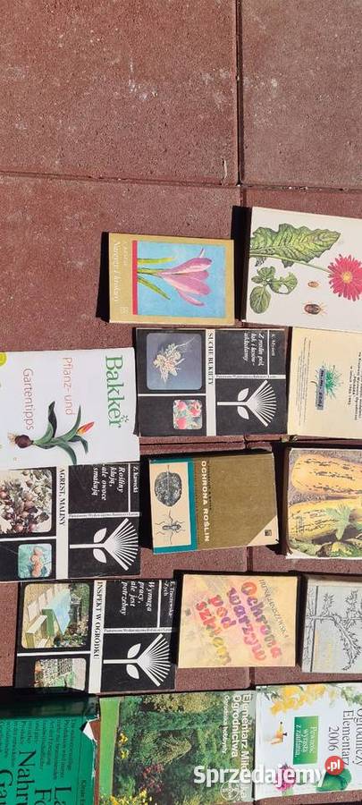 Zestaw książek ogrodniczych dolnośląskie Wiśniowa