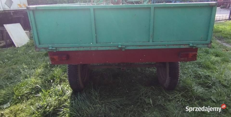 Przyczepa dwuosiowa do traktora Szczucin