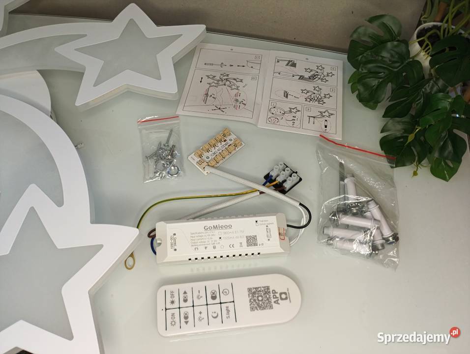 Nowoczesna lampa sufitowa plafon LED gwiazda Trzcianka