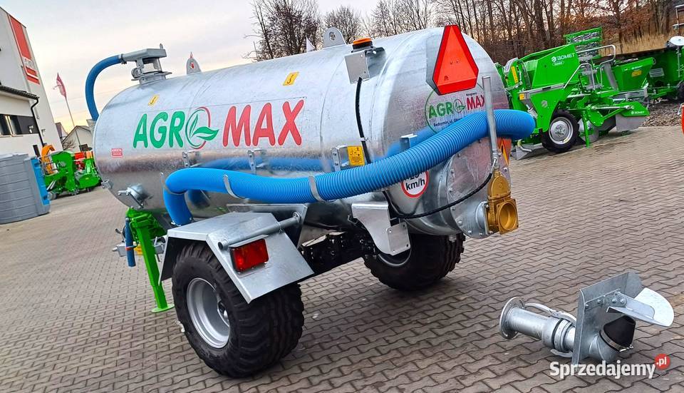 Wóz asenizacyjny beczkowóz 4000 1S AGROMAX ręki Tarnogród