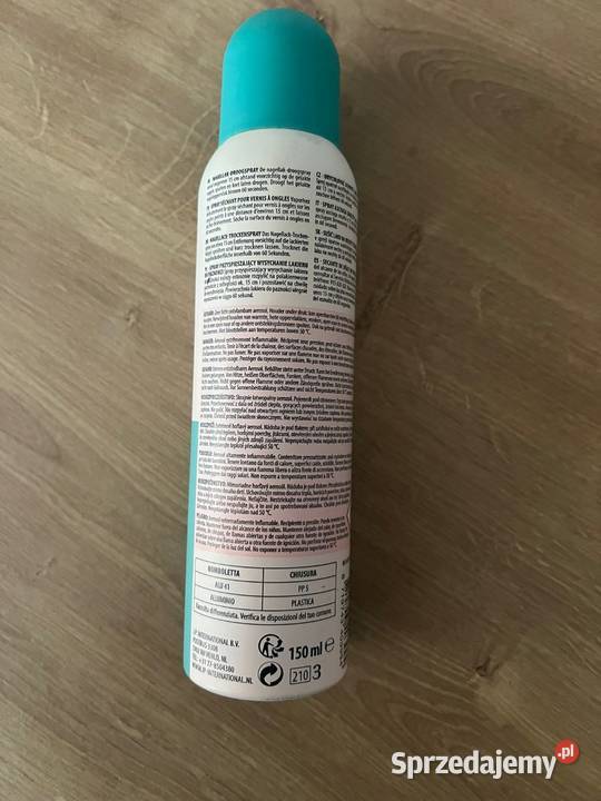 Nowy spray przyspieszający wysychanie lakieru
