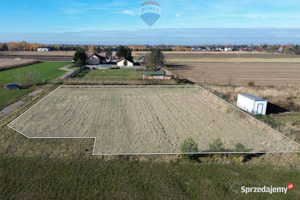 Działka budowlana 1774m2 MPZP Konstantów Błonie budowlana