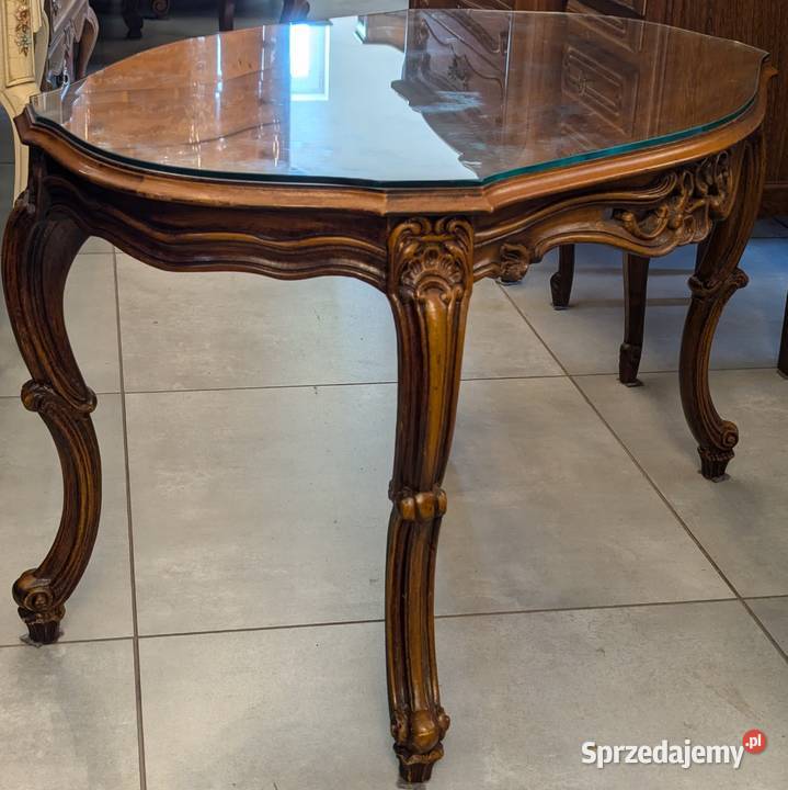 Piękny stolik ludwikowski orzech sklep Dąbrowa Dąbrowa Górnicza