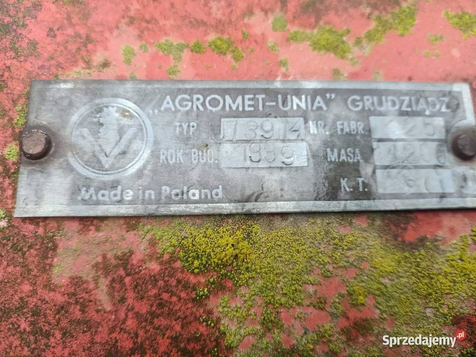 Agregat unia Grudziądz 3m z siewnikiem poplonu Kodeń