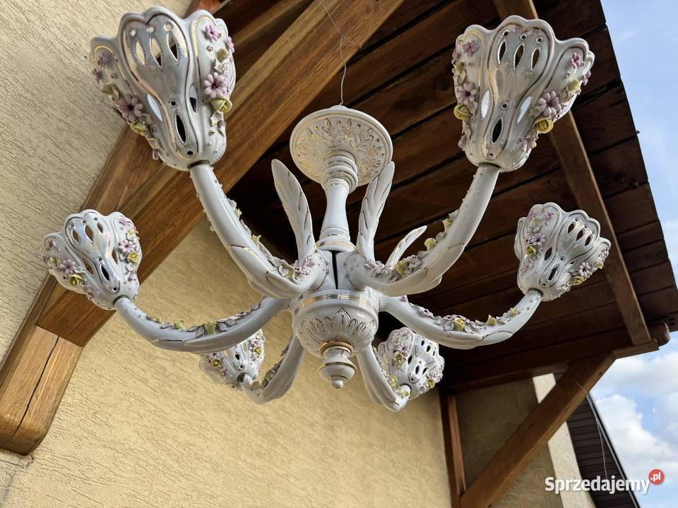 Żyrandol 6 ramienny stylowy lampa wisząca Garwolin