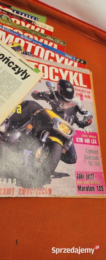 Czasopismo kolekcjonerskie motocykl 1995 komplet
