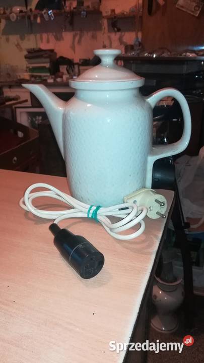 Stary ceramiczny elektryczny czajnik Mirostowice Łódź