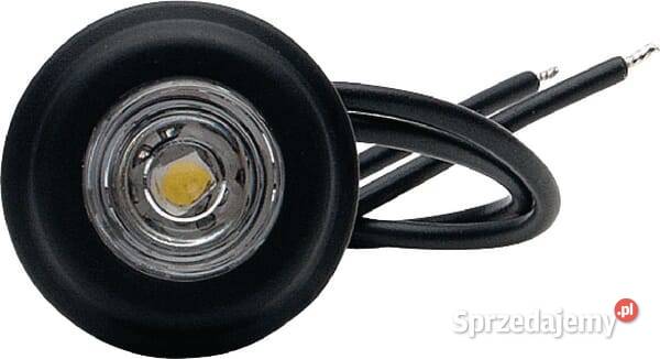 Lampa obrysowa LED okrągłą 1224V przezroczysta małopolskie Kamionna