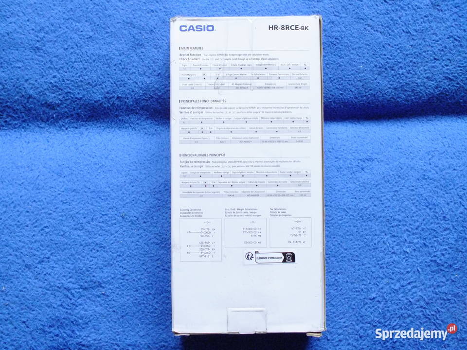 Sprzedam nowy kalkulator biurowy Casio HR8RCE pomorskie Gdańsk sprzedam