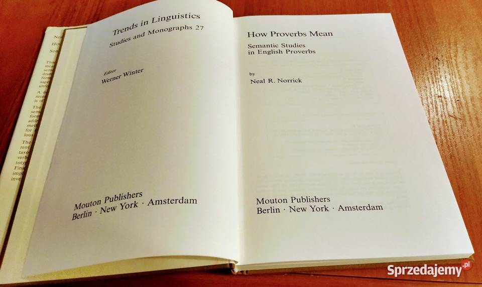 How proverbs mean semantic studies in English