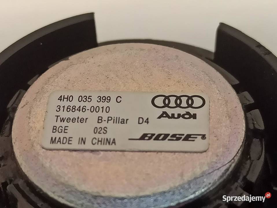 AUDI A8 D4 GŁOŚNIK SŁUPKA WYSOKOTONOWY sprzedam