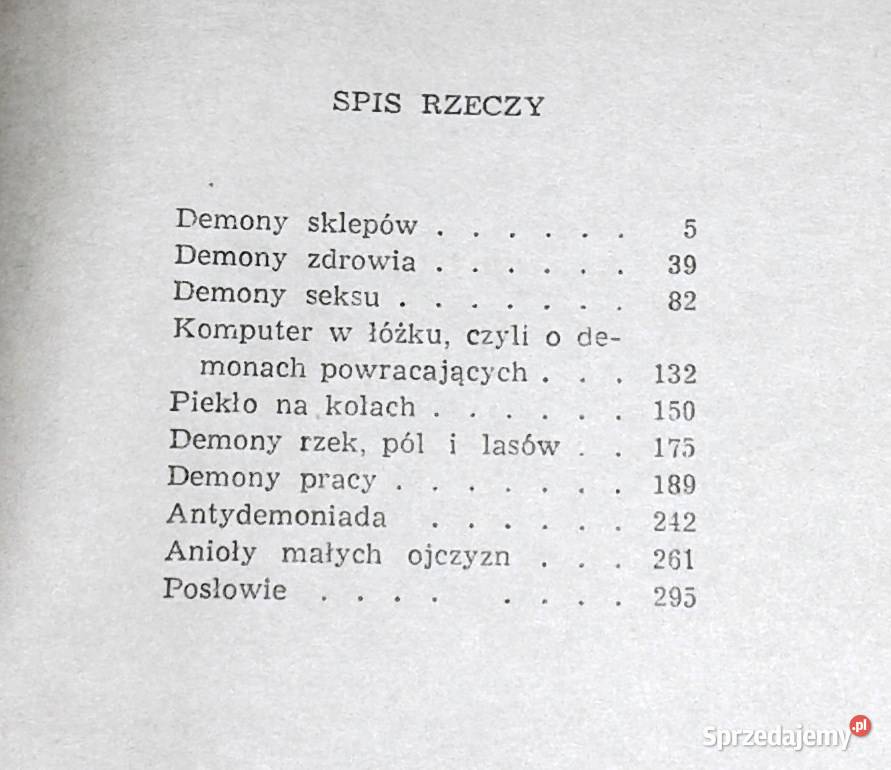 Demony nasze powszednie Jerzy Lovell miękka z obwolutą Chełm sprzedam