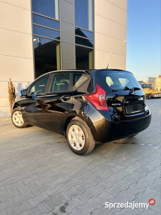 Śliczny Nissan Note Czarny Benzyna Super stan autoalarm Samochody osobowe