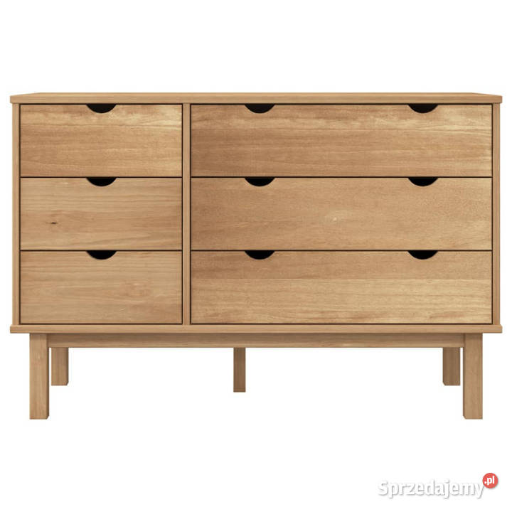 Szafka z szufladami OTTA 111x43x735 lite drewno Pozostałe Warszawa