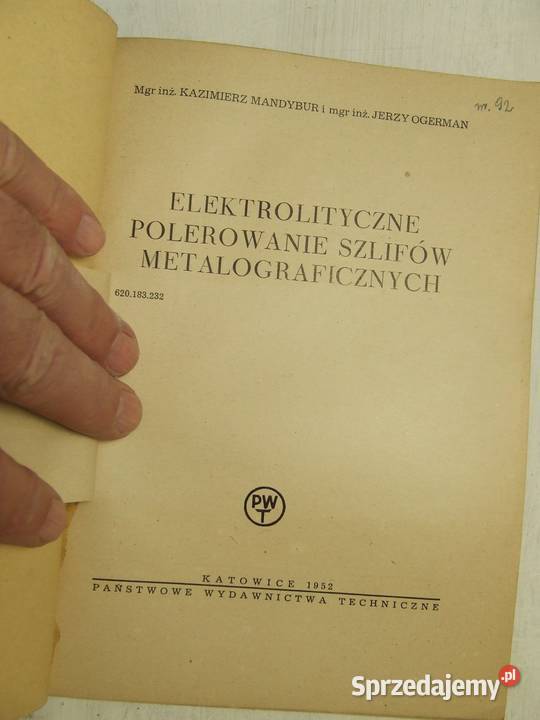Elektrolityczne polerowanie szlifów śląskie Czeladź sprzedam