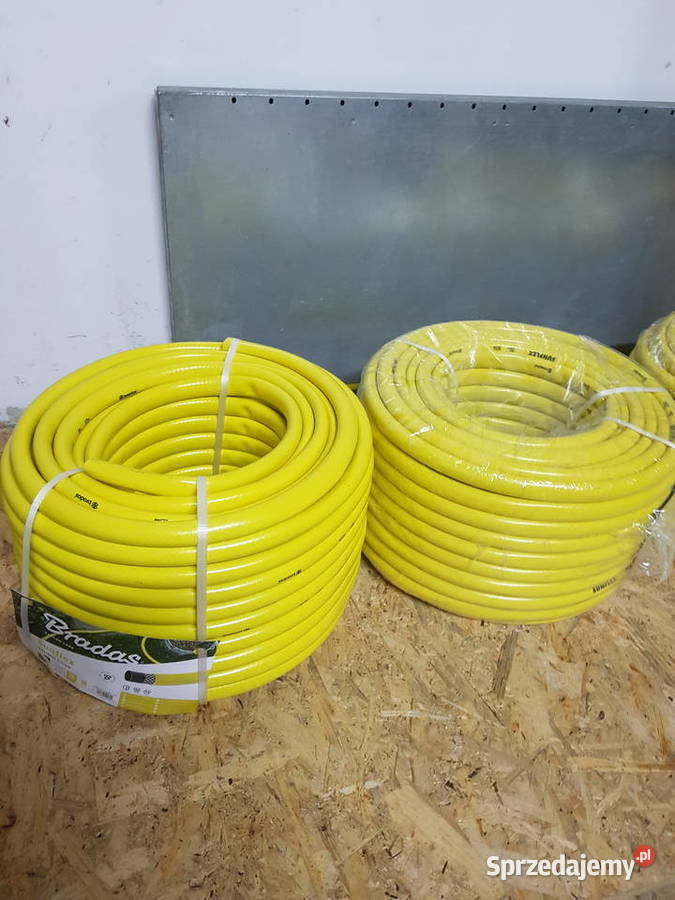 Wąż Ogrodowy do wody 34 cala 50 metrów żółty Nawadnianie Głogowa