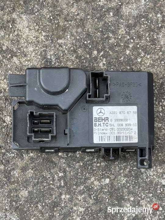 Rezystor dmuchawy Mercedes w221 oryginał Rezystory dmuchaw Mława