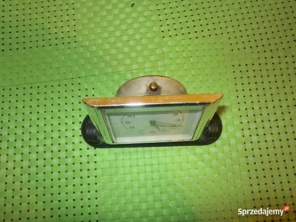 Budzik SLAVA 28B 11 jewels perła USSR sprawny Zegary Łódź